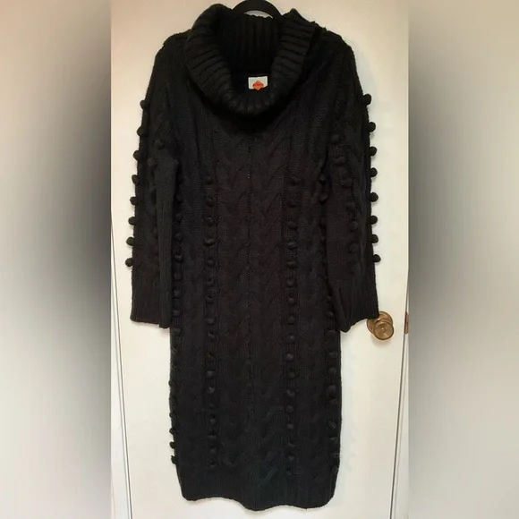 NWT FARM RIO cable-knit off shoulder sweater dress - Picture 6 of 15